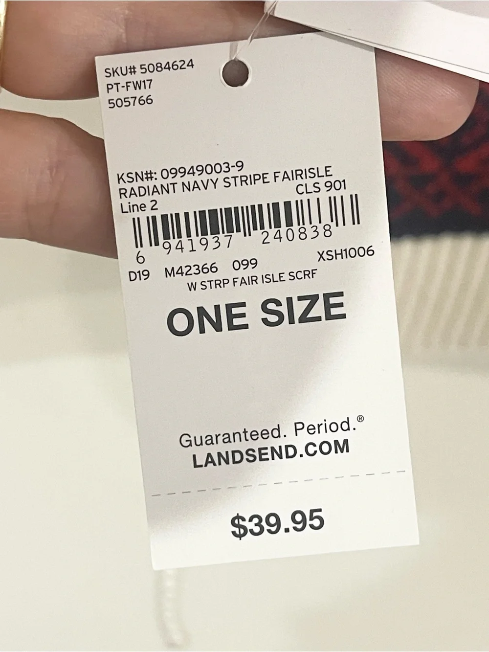Lands End classic navy